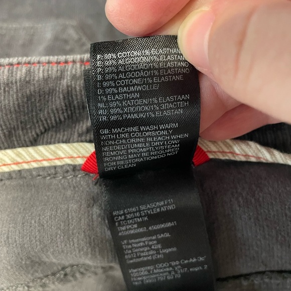 The north face corduroy mini skirt women’s size 10 gray - Picture 5 of 6